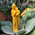 Madonnenerkerze, Maria Kerze aus Bienenwachs