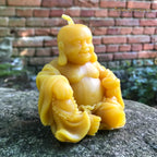 Lucky Buddha made of beeswax