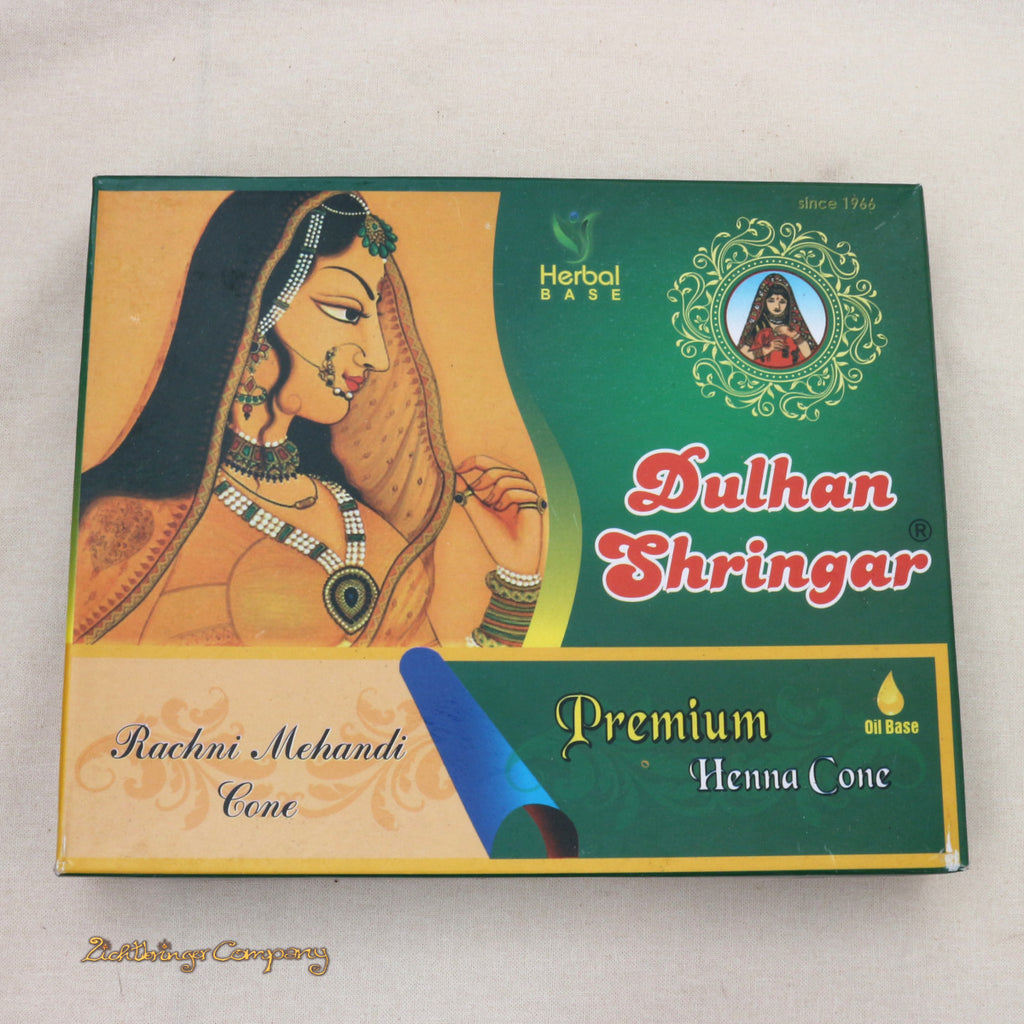 Dulhan Shringar Henna Tube mit gebrauchsfertiger rotbrauner Henna Paste