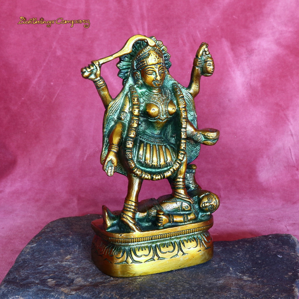 Kali kupferfarben - Höhe 15 cm - 1180 Gramm