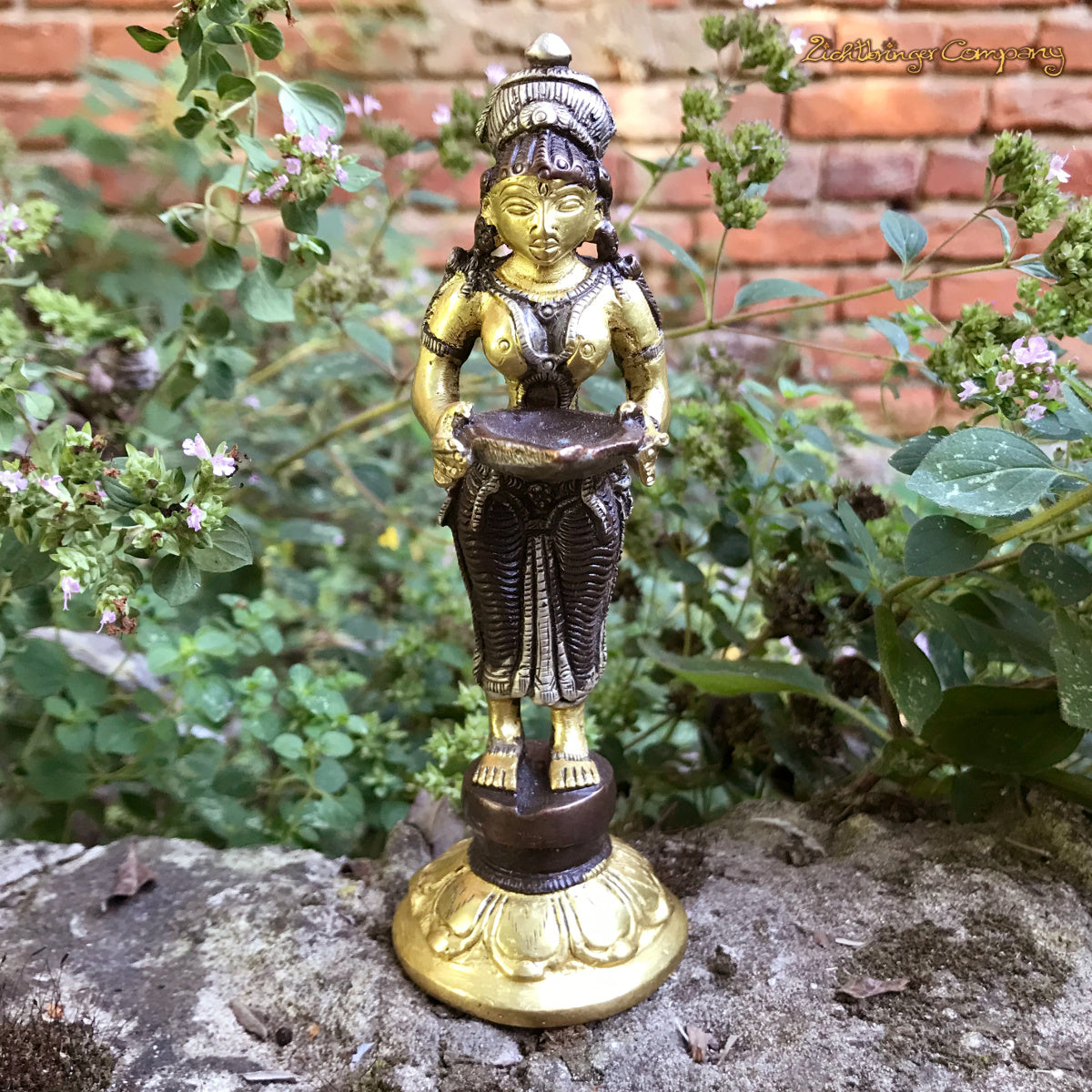 Deep Lakshmi Statue - Höhe 13 cm, 300 Gramm