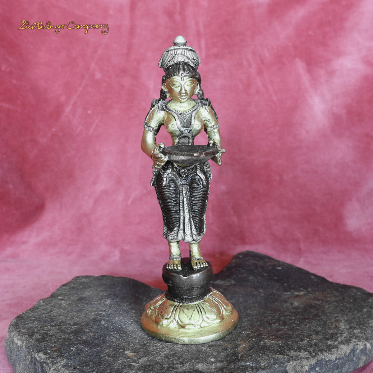 Deep Lakshmi Statue - Höhe 13 cm, 300 Gramm
