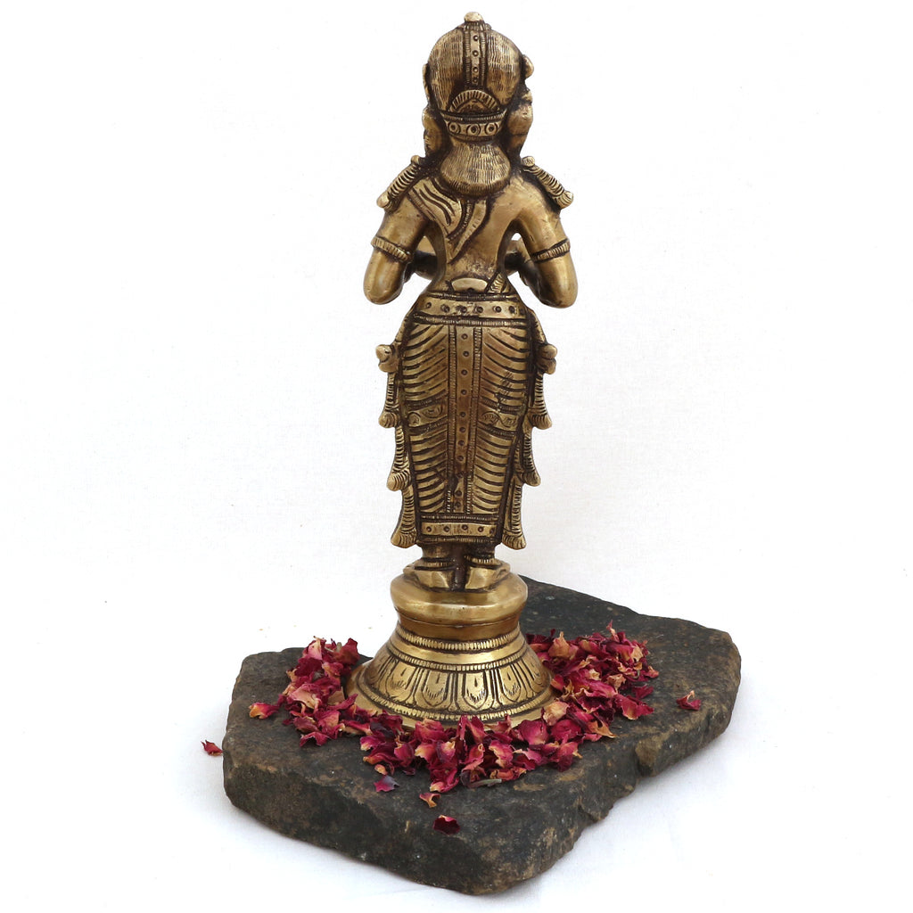 Deep Lakshmi Statue - Höhe 23 cm, 1550 Gramm