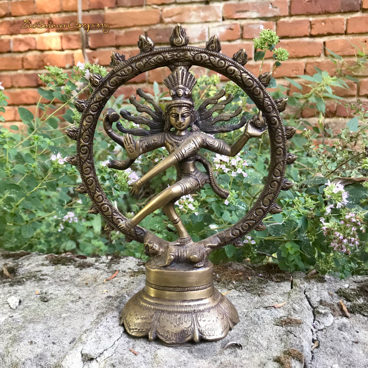 Shiva Nataraj - the Cosmic Dancer - Height 20 cm, 700 grams