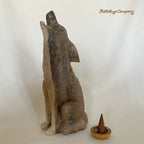 Howling Wolf - Incense Cone Holder