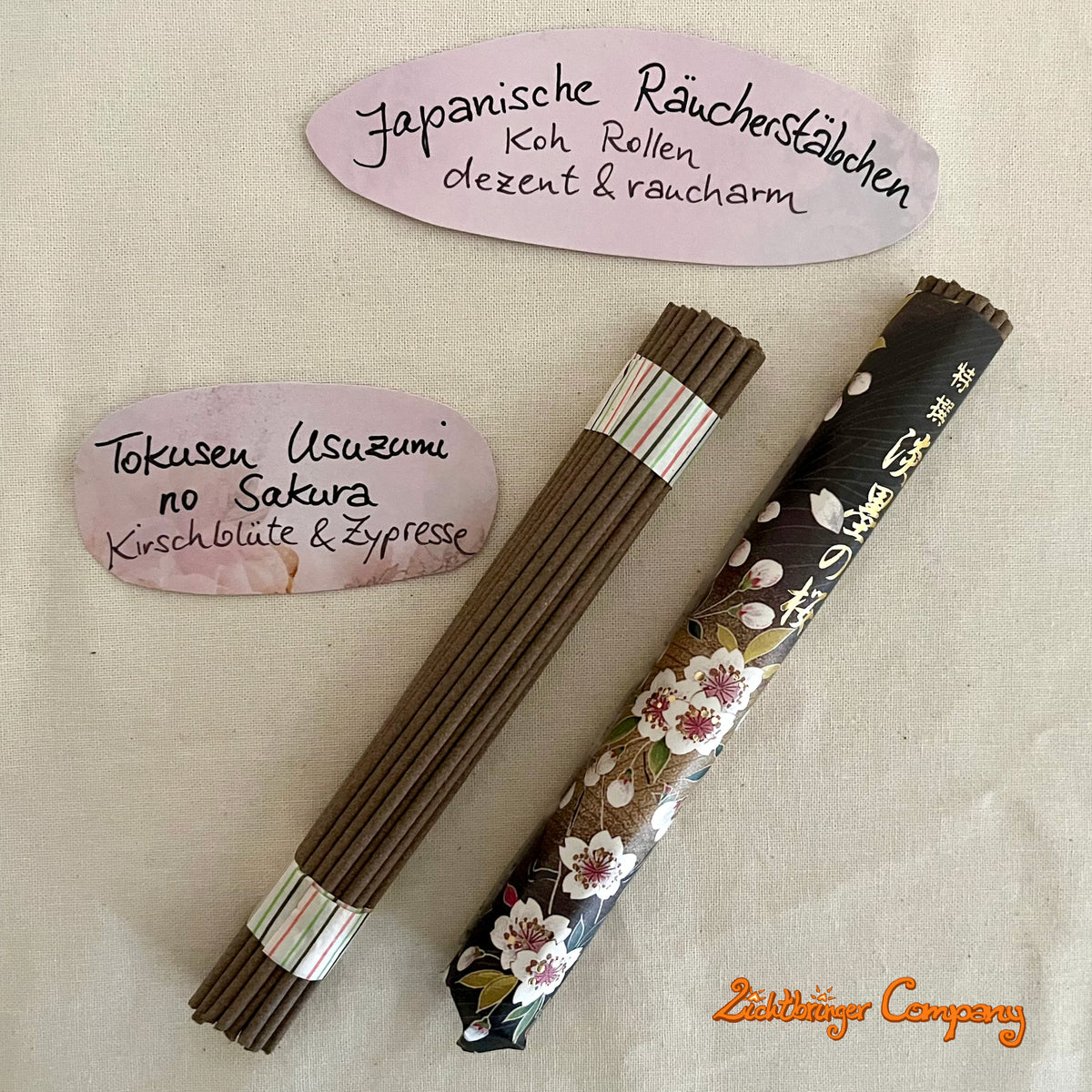 Tokusen Usuzumi no Sakura – Kirschblüte Räucherstäbchen von Nippon Kodo