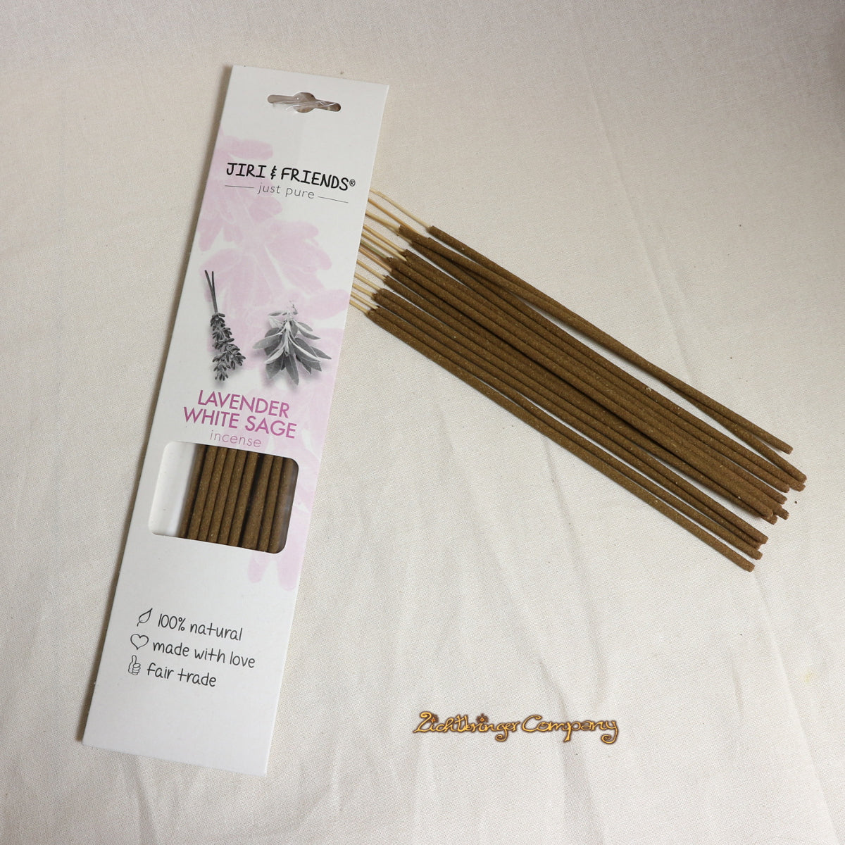Jiri & Friends Räucherstäbchen Lavendel Weißer Salbei - Lavender White Sage incense 