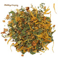 Altmärker Sommerfee – Teemischung mit Apfel, Birne, Apfelminze, Lindenblüten, Ringelblumen, Thymian und Lavendel