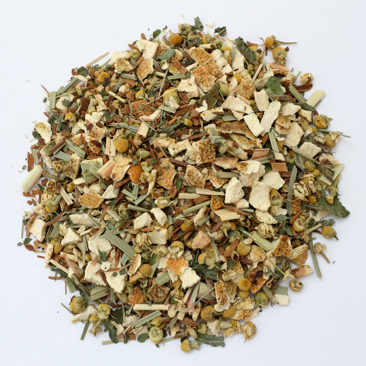 Sonnenatem Kräutertee mit Apfelminze, Lemongras, Orange und Ceylon-Zimt